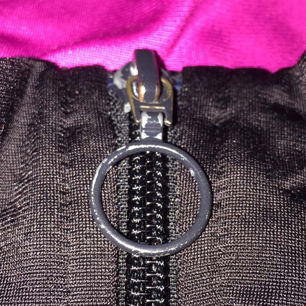 Puma Black/Fuchsia Color Block Track Jacket - image 7